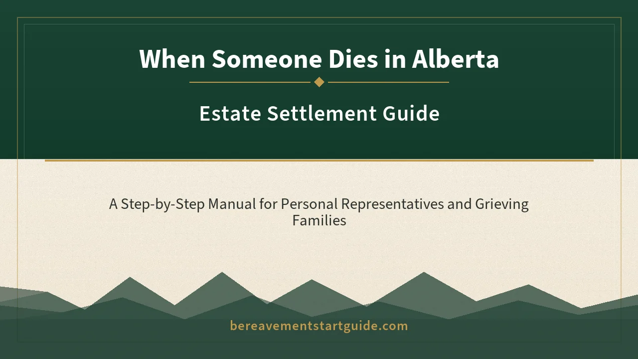 Alberta Estate Settlement — GA Forms, the $525 Cap, and Every Step