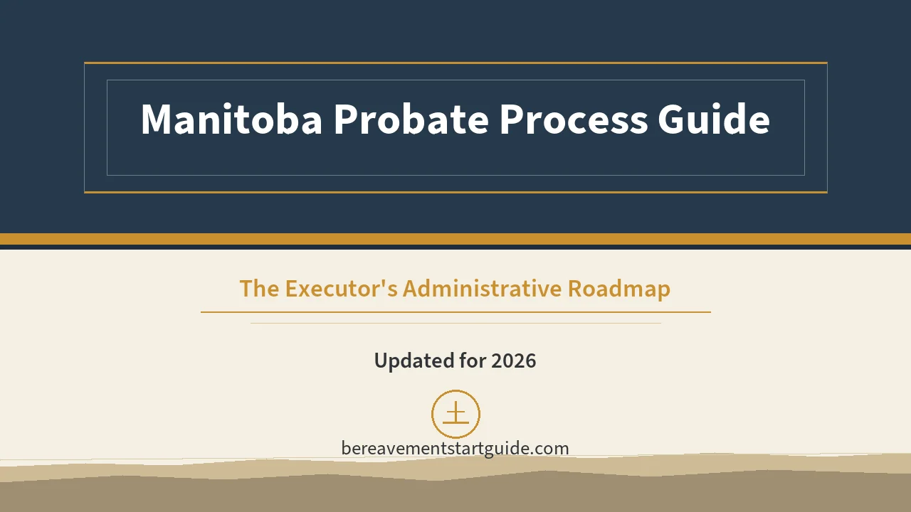 Manitoba Probate — Zero Fee, Ten Forms, and the 45-Week CRA Wait