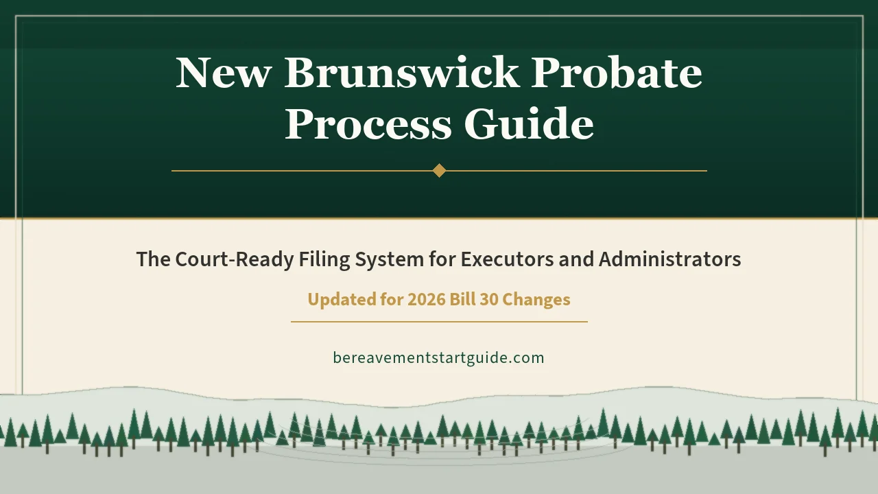New Brunswick Probate — Bill 30, the Fee Hike, and Form 2A