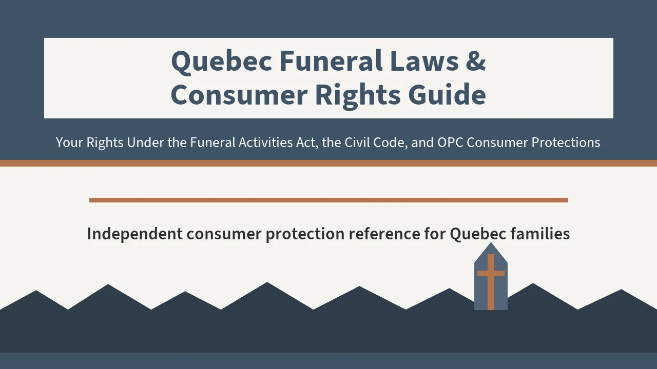 Quebec Funeral Laws & Consumer Rights Guide