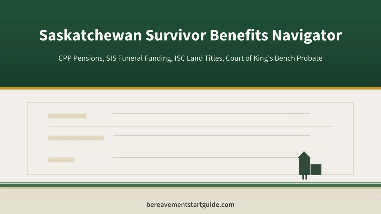 Saskatchewan Survivor Benefits Navigator — Claim Every Dollar
