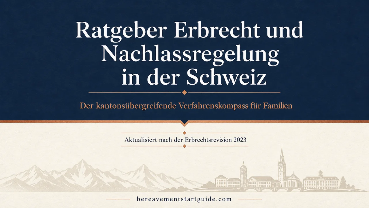 Schweiz Erbrecht & Nachlassregelung — Chronologischer Leitfaden