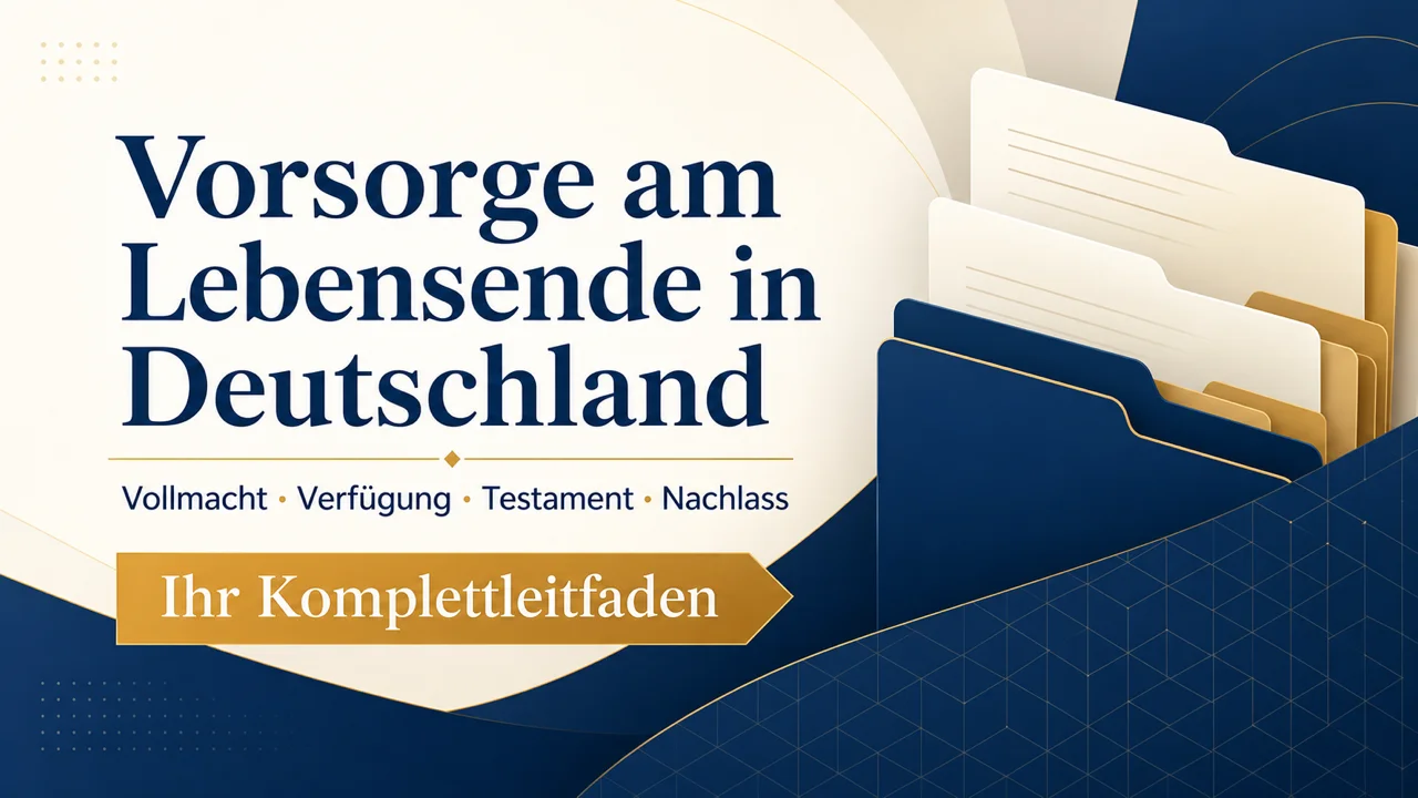 Vorsorgeplanung Deutschland — Vollmacht, Verfügung, Nachlass