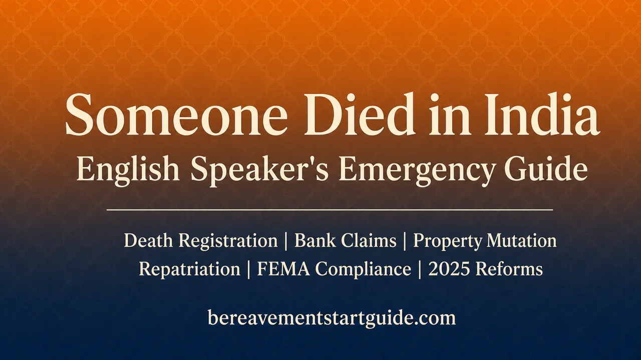 India Death Guide for English Speakers — Navigate the System in Days