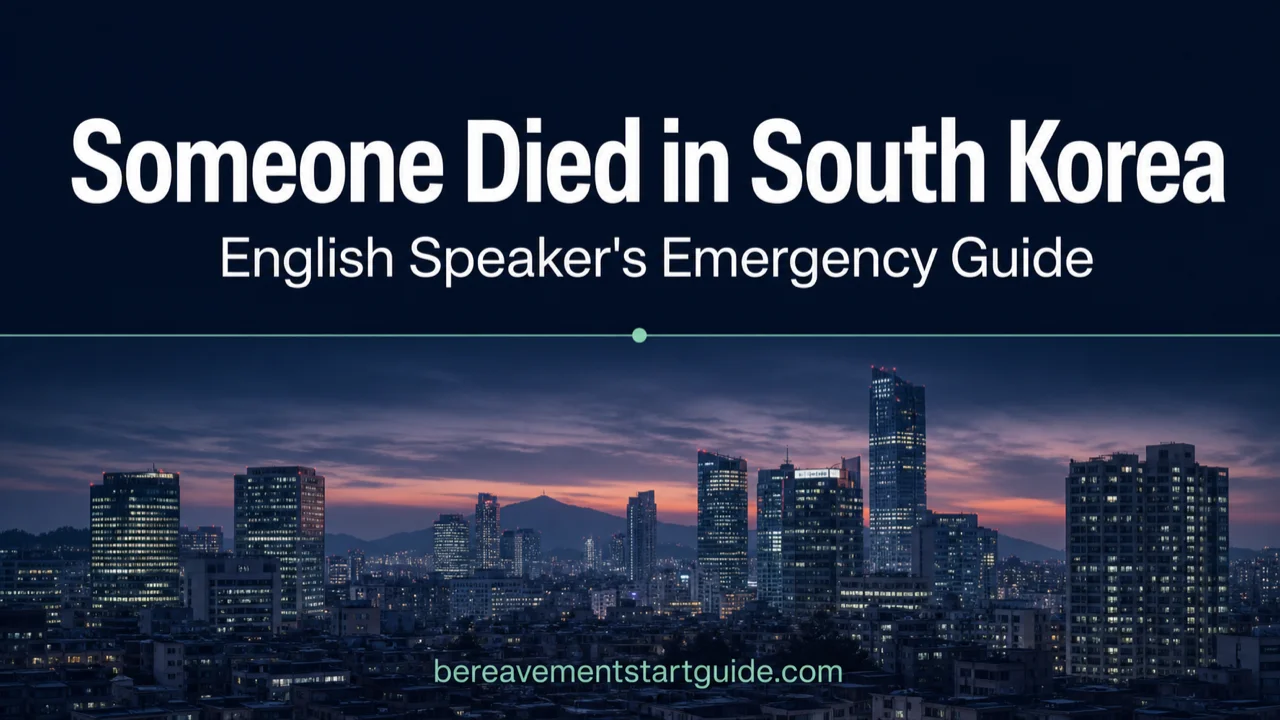Death in South Korea — English Speaker's Emergency Guide