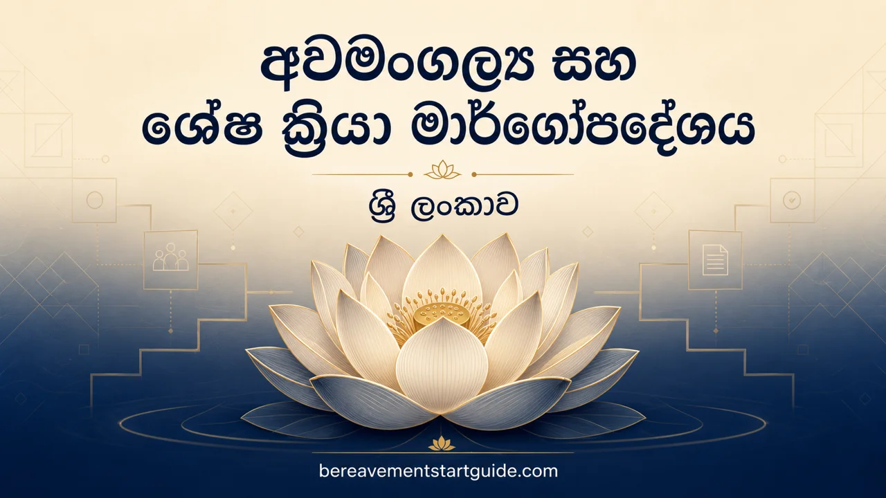 අවමංගල්‍ය මාර්ගෝපදේශය — ශ්‍රී ලංකාව