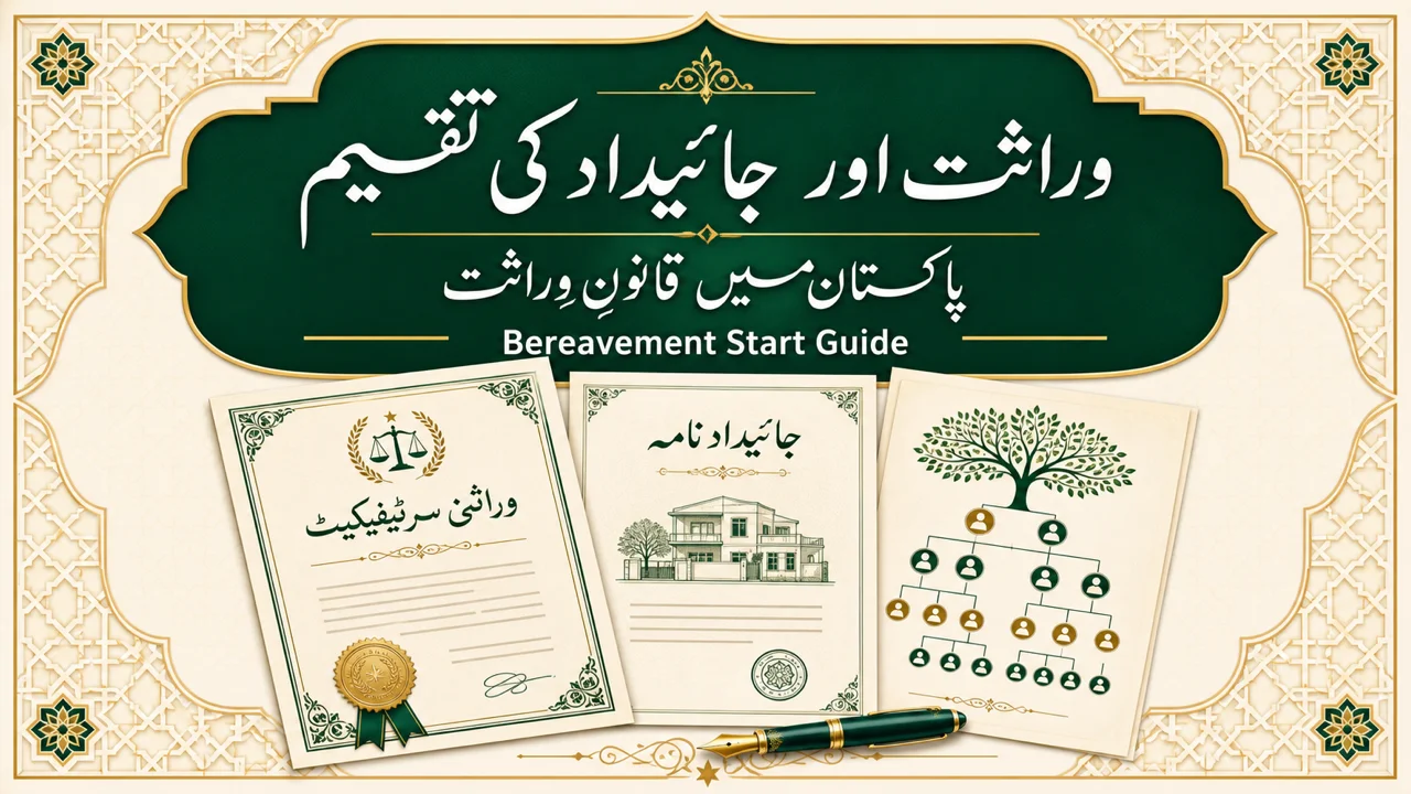 پاکستان میں وراثت اور تقسیمِ جائیداد — مکمل قانونی گائیڈ