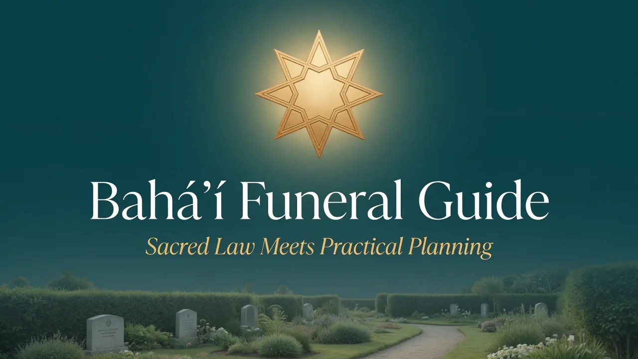 Bahá'í Funeral Guide — Sacred Law Meets Practical Planning