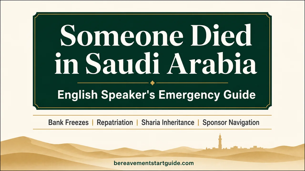 Death in Saudi Arabia — English Speaker's Emergency Guide