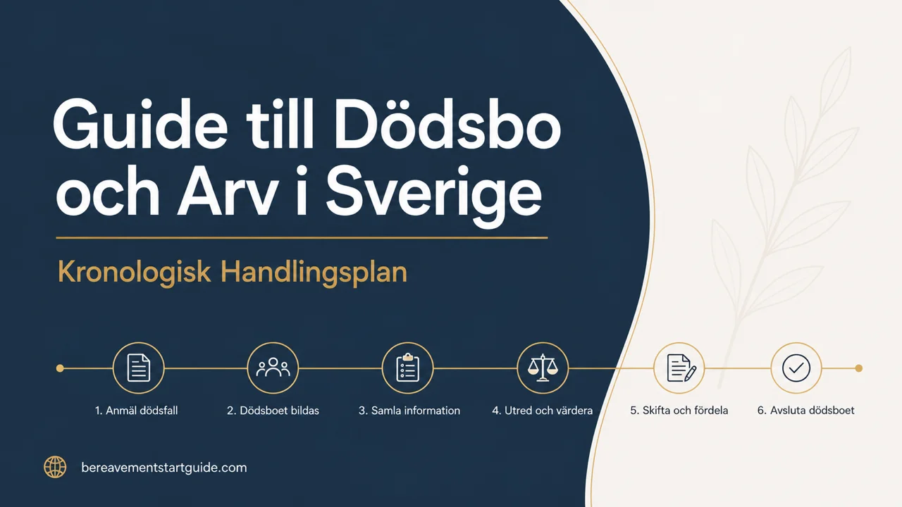 Dödsbo och Arv i Sverige — Kronologisk Handlingsplan