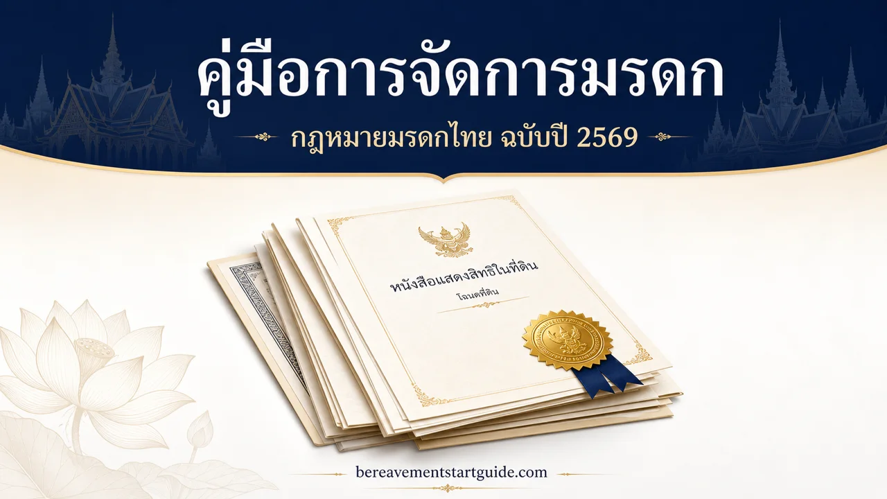 คู่มือจัดการมรดกไทย — ขั้นตอนครบจบในเล่มเดียว