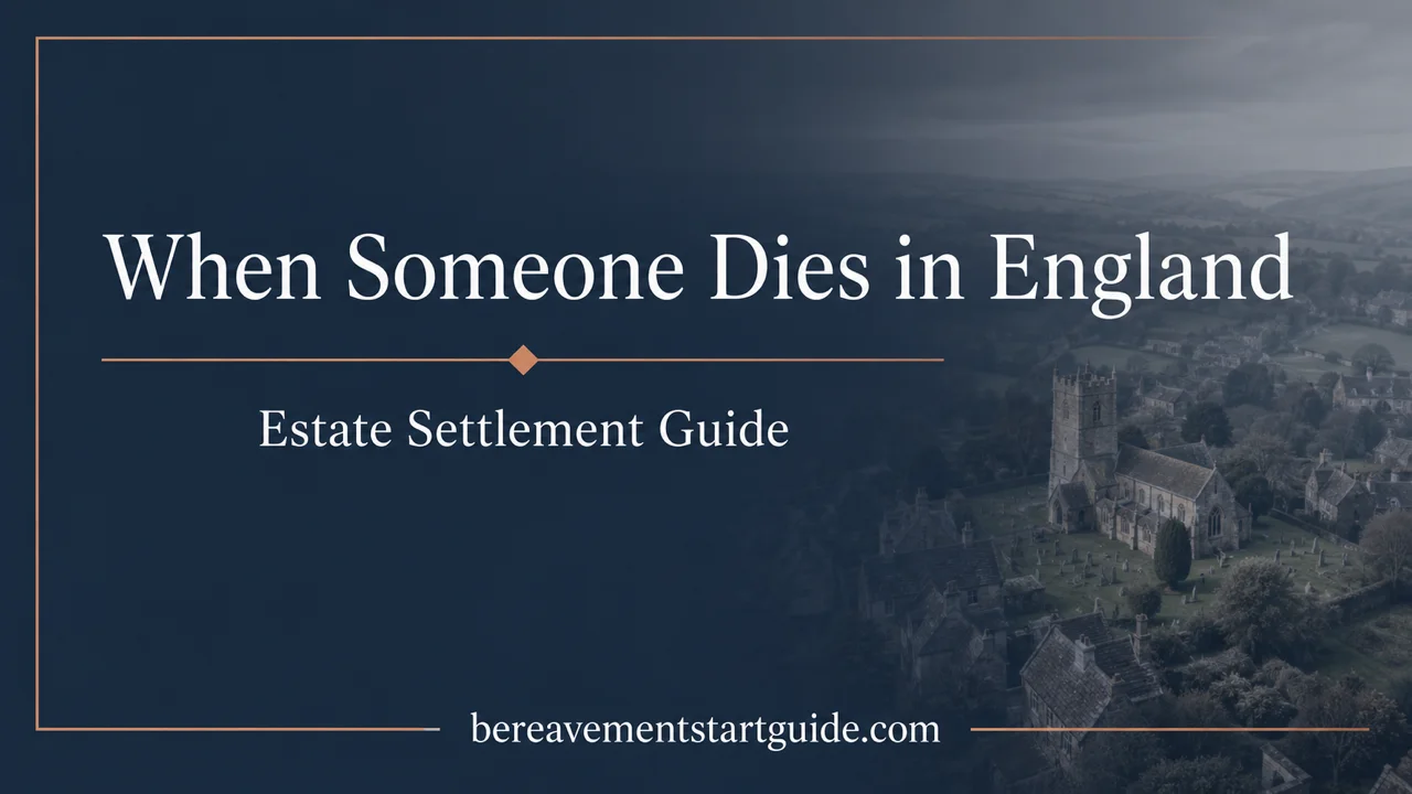 England Estate Settlement Guide — Death to Final Distribution