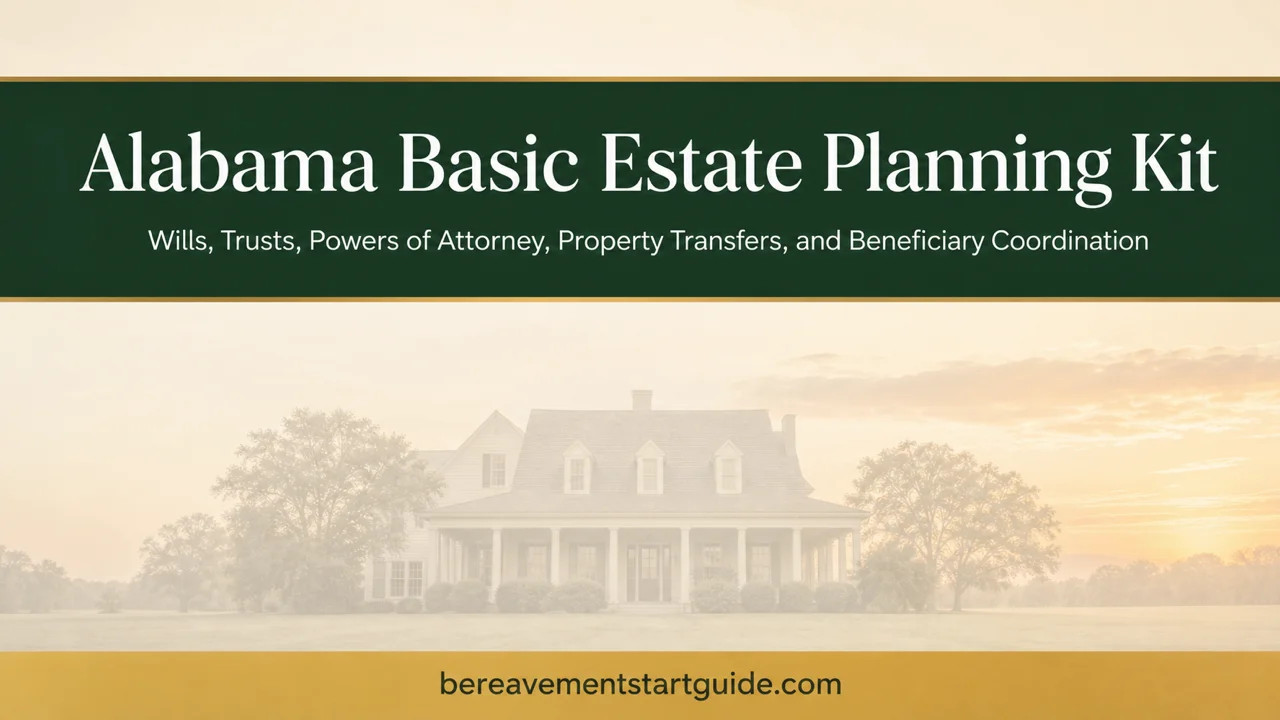 Alabama Estate Planning Kit — Protect Your Family Under Alabama Law