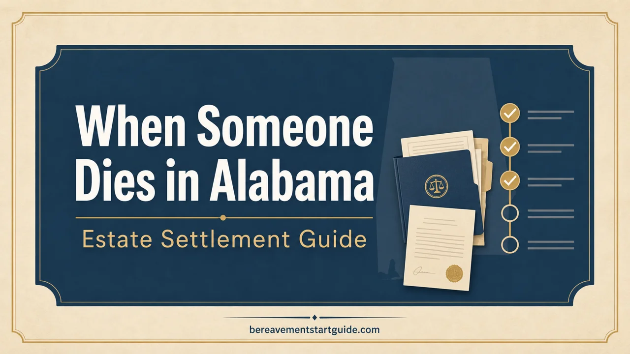 Alabama Estate Settlement Guide — Every Step After the Funeral