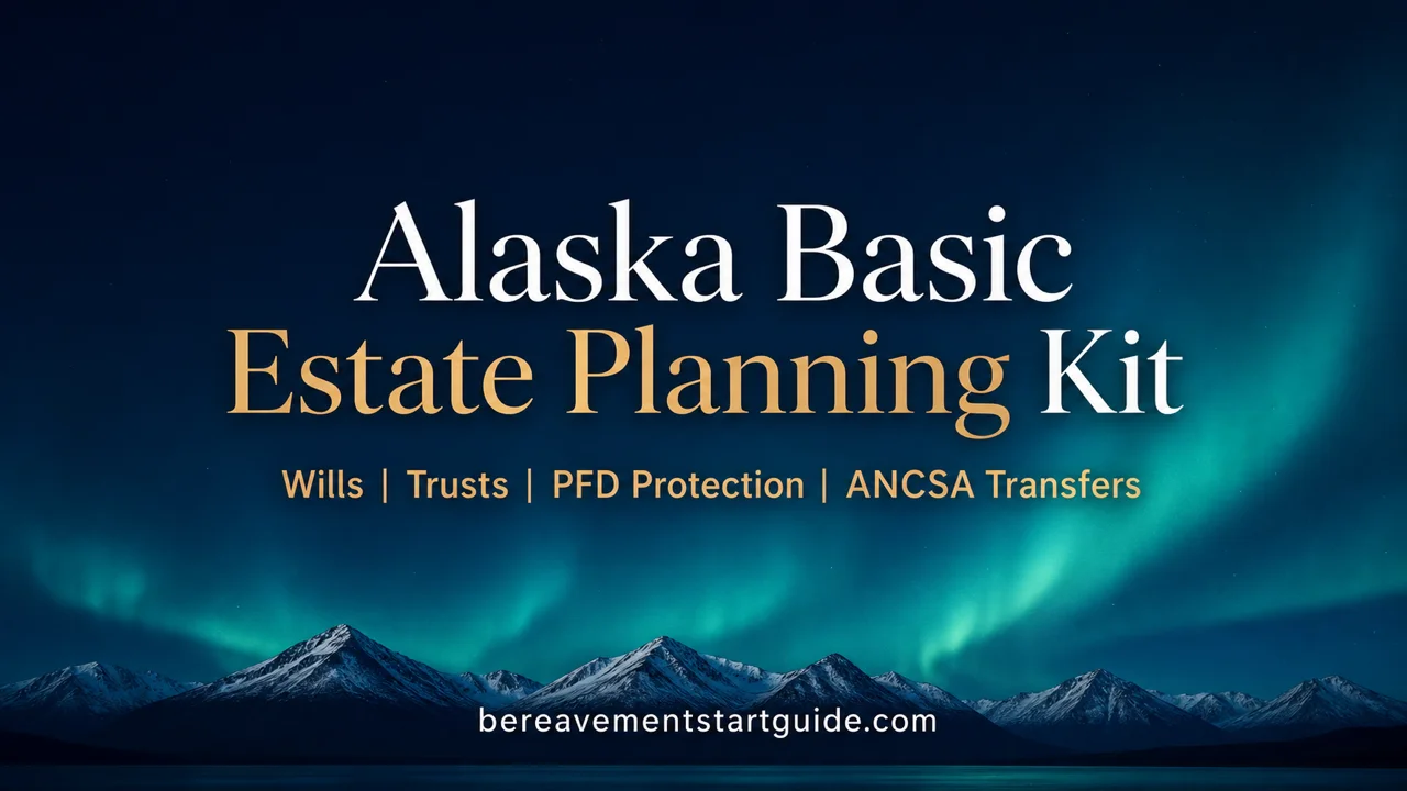 Alaska Estate Planning Kit — Wills, Trusts & PFD Protection