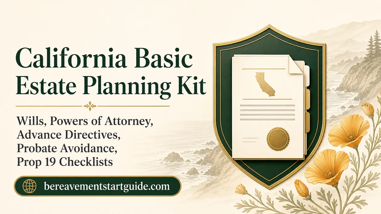 California Estate Planning Kit — Protect Your Home from Probate