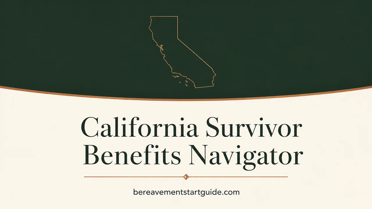 California Survivor Benefits Navigator — Claim Every Dollar, Miss No Deadline