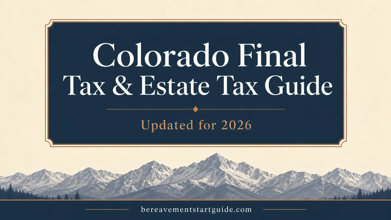 Colorado Estate Tax Guide — Every DOR Form, Every Deadline