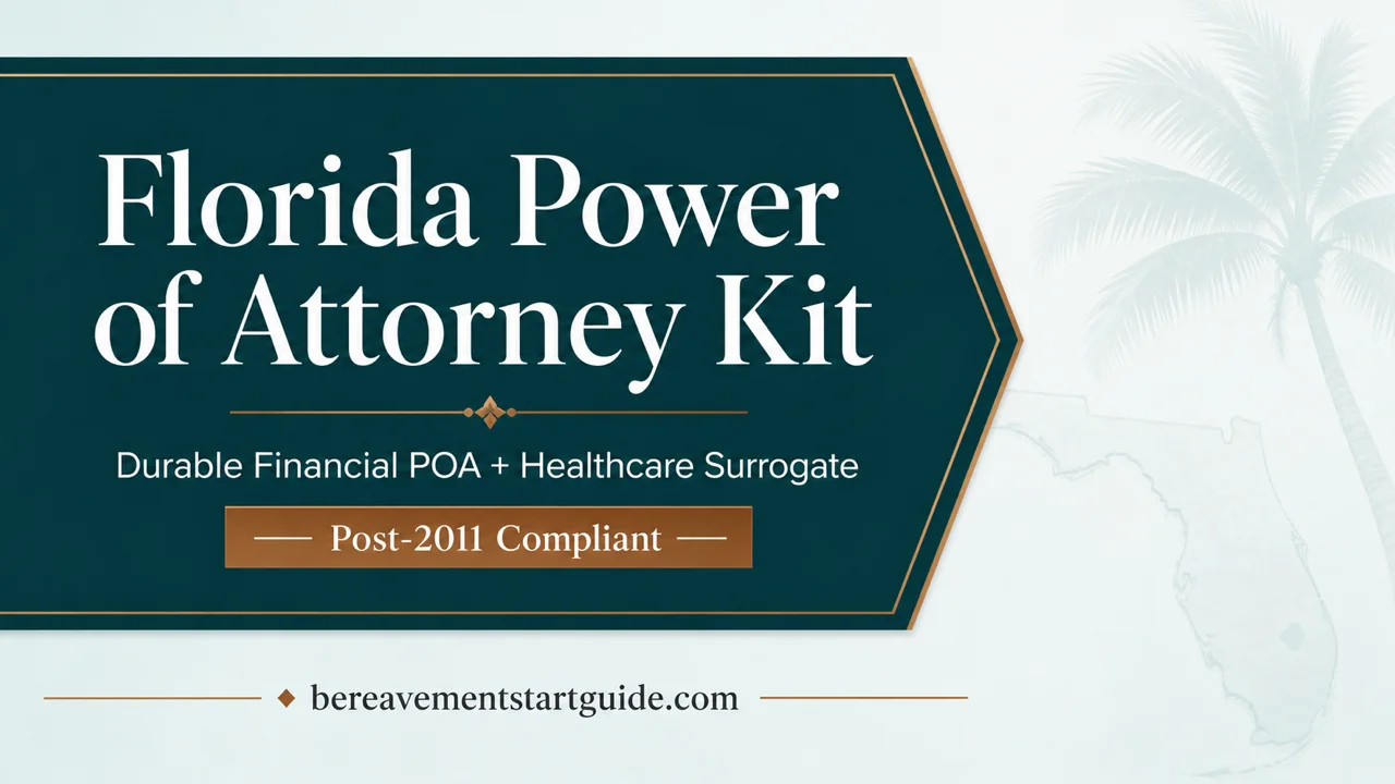 Florida Power of Attorney Kit — Bank-Proof, Post-2011 Compliant