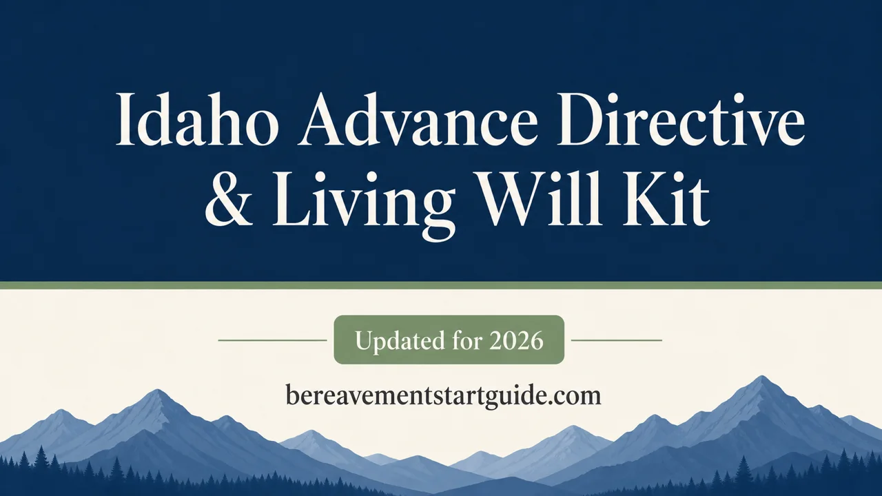 Idaho Advance Directive Kit — Document Your Wishes Tonight