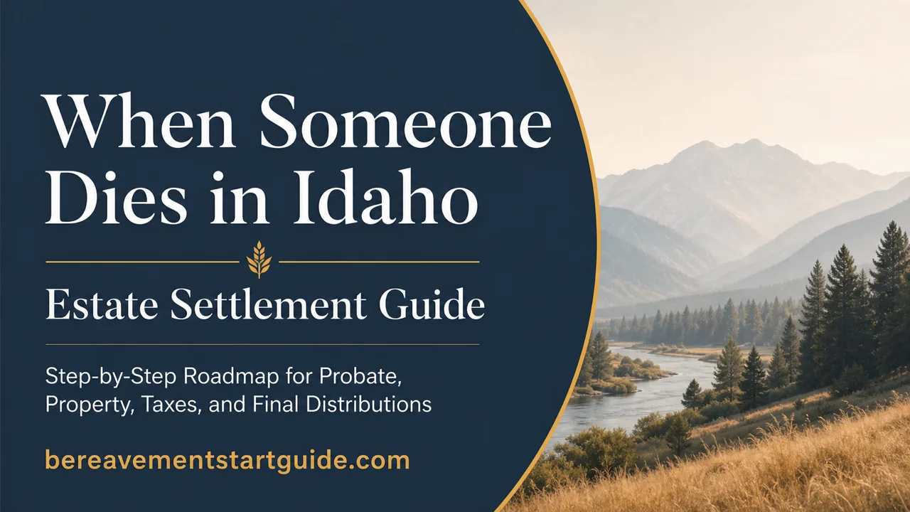 Idaho Estate Settlement Guide — The $78K Shield and 3-Year Deadline