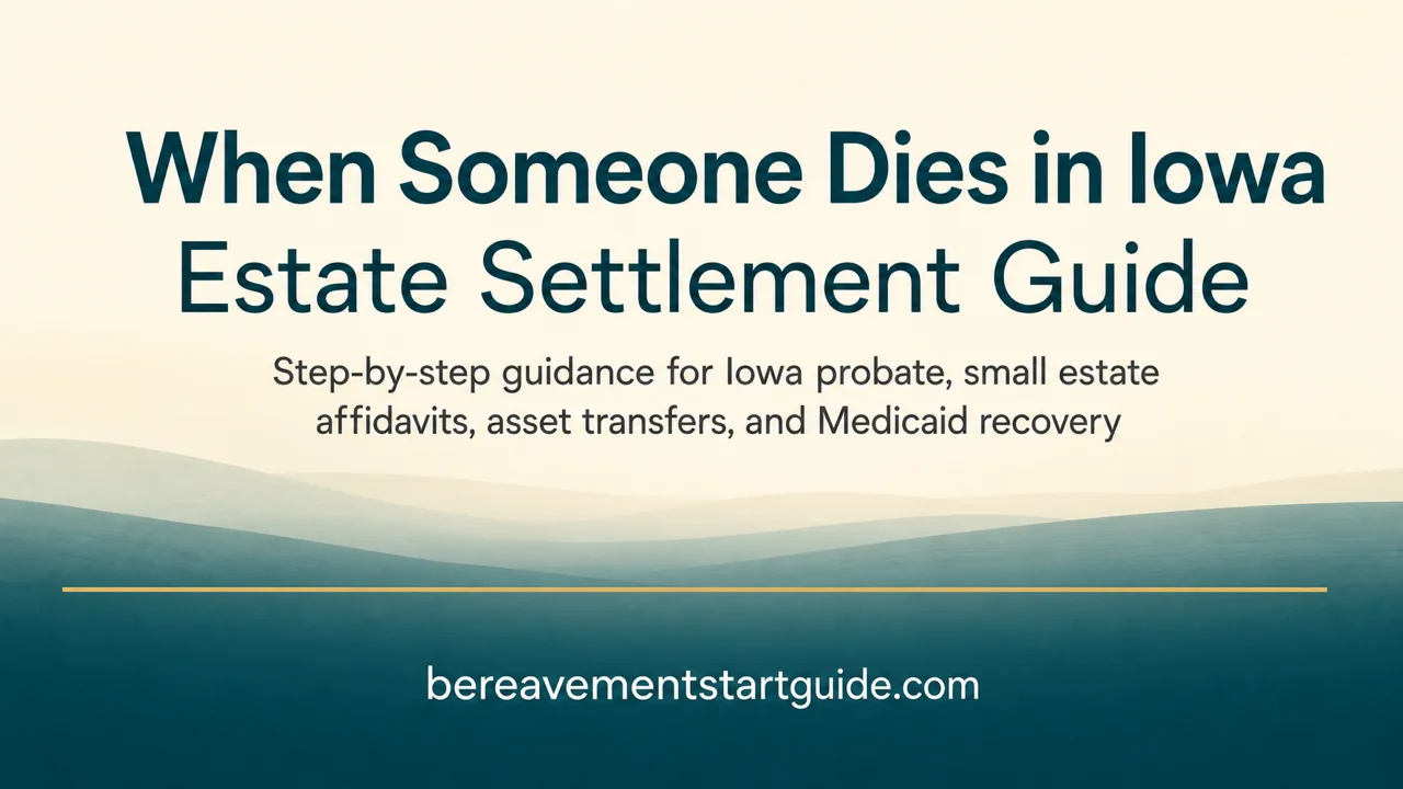 Iowa Estate Settlement Guide — Navigate the No-TOD-Deed State