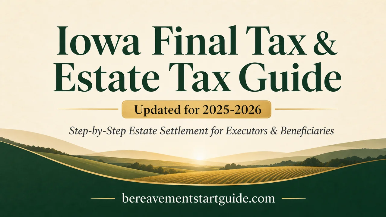 Iowa Estate Tax & Final Tax Guide — Clear the Estate, Keep the Inheritance