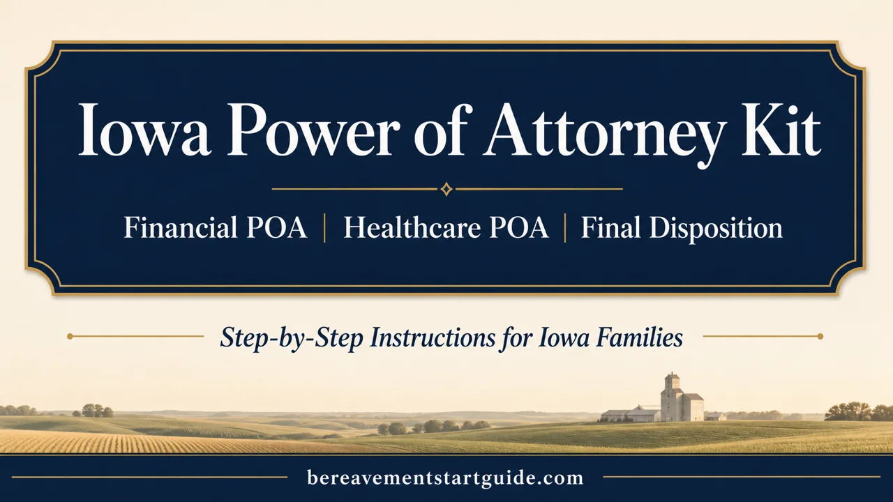 Iowa Power of Attorney Kit — Protect Your Family Before the Court Decides