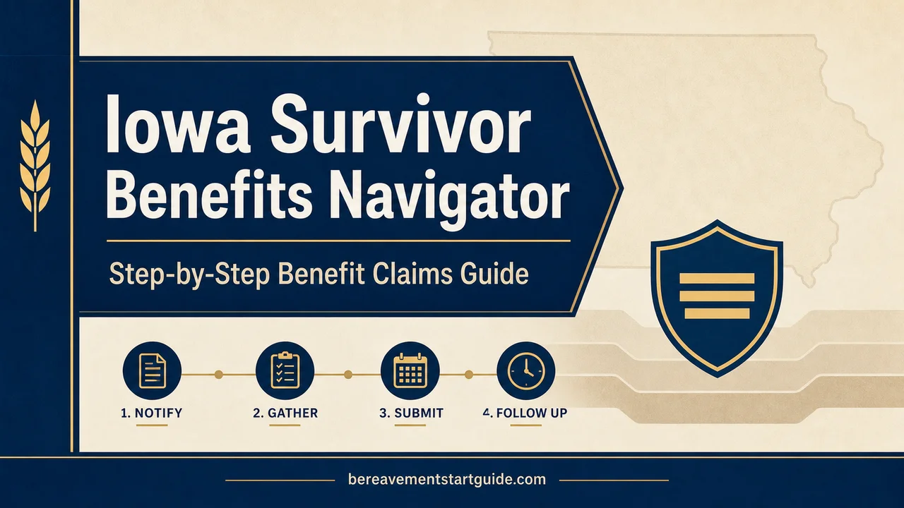 Iowa Survivor Benefits Navigator — Every Deadline, Form, and Dollar You're Owed