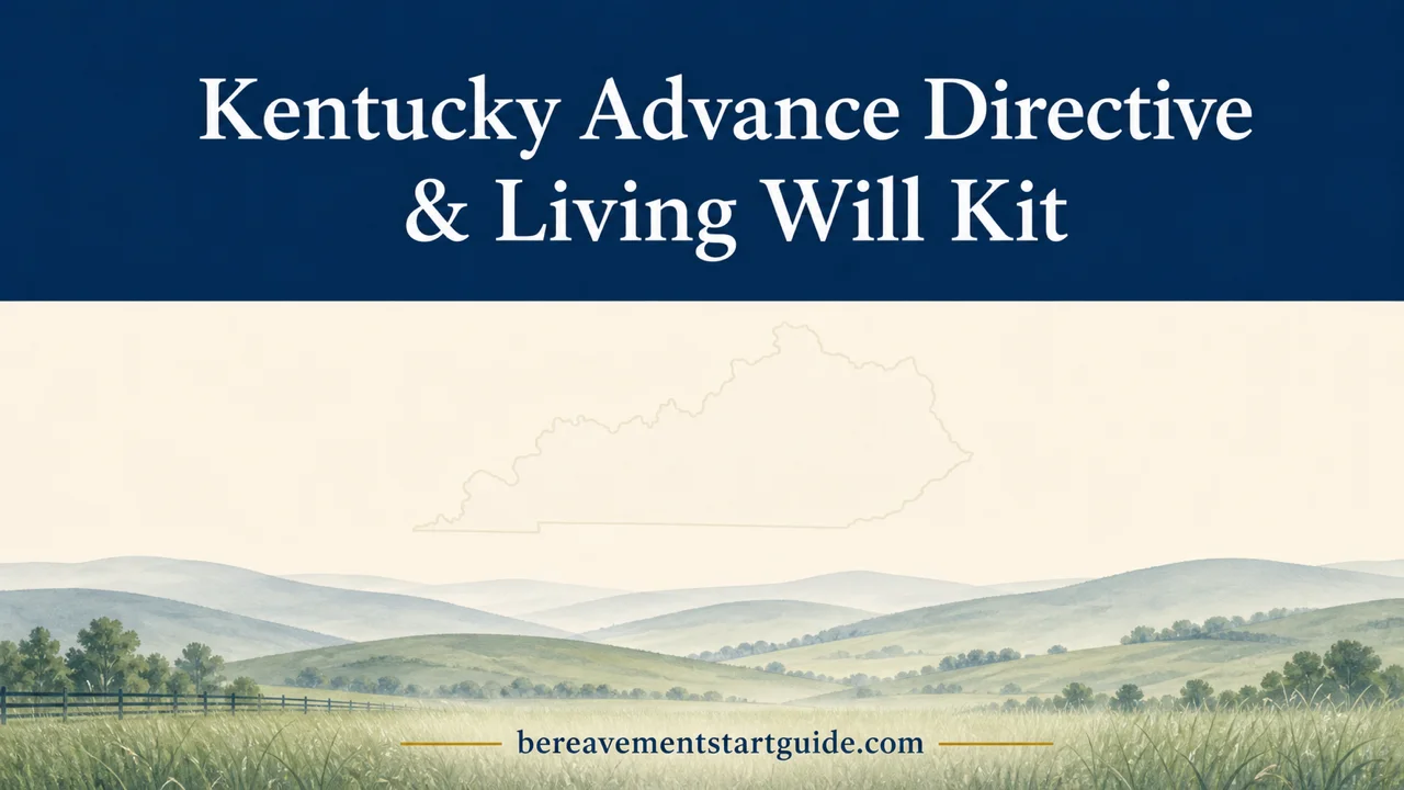 Kentucky Advance Directive Kit — Your Wishes, Legally Protected