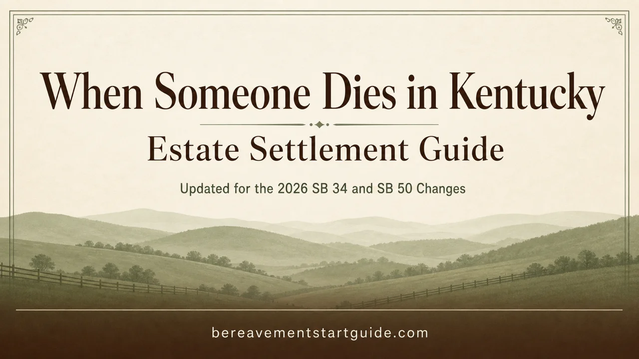 Kentucky Estate Settlement Guide — Navigate the 2026 Probate Changes