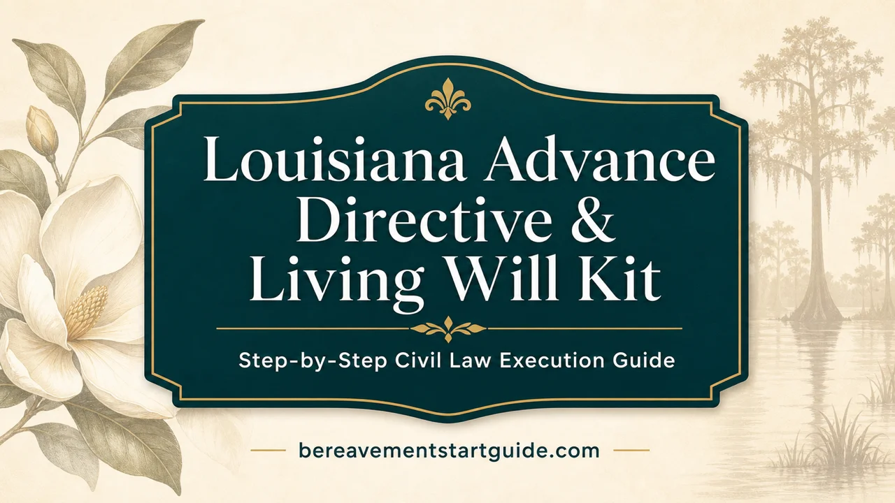 Louisiana Advance Directive Kit — Navigate Civil Law Before a Crisis