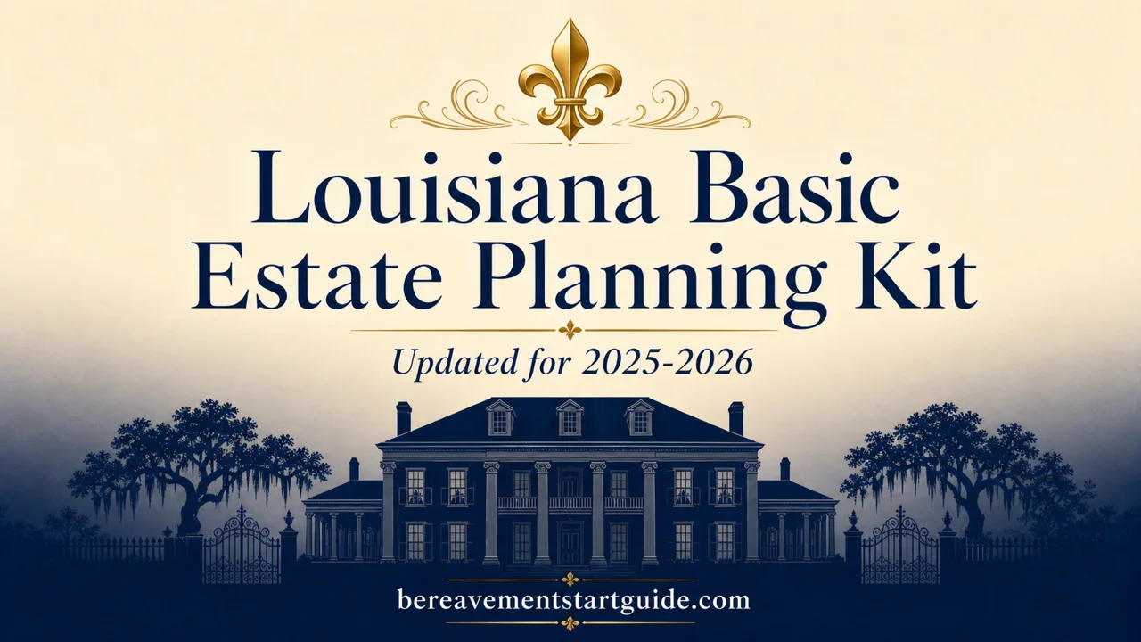 Louisiana Estate Planning Kit — Navigate the Civil Law System