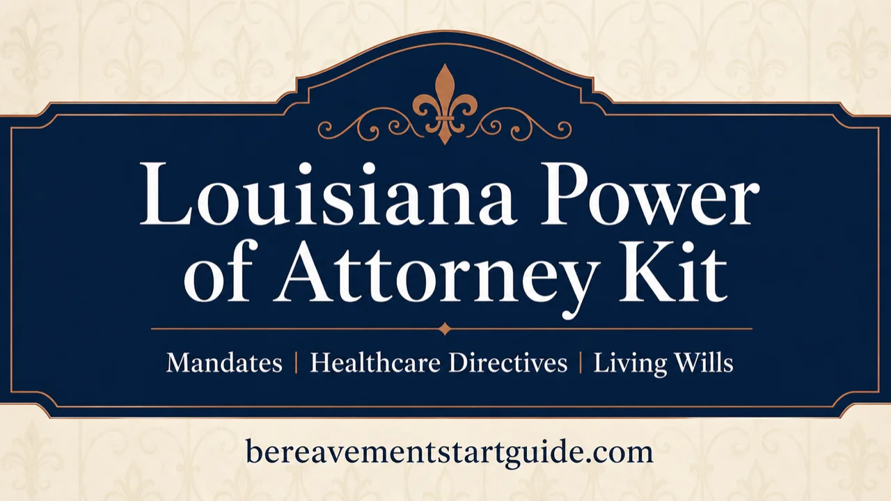 Louisiana Power of Attorney Kit — Mandates That Banks Actually Accept