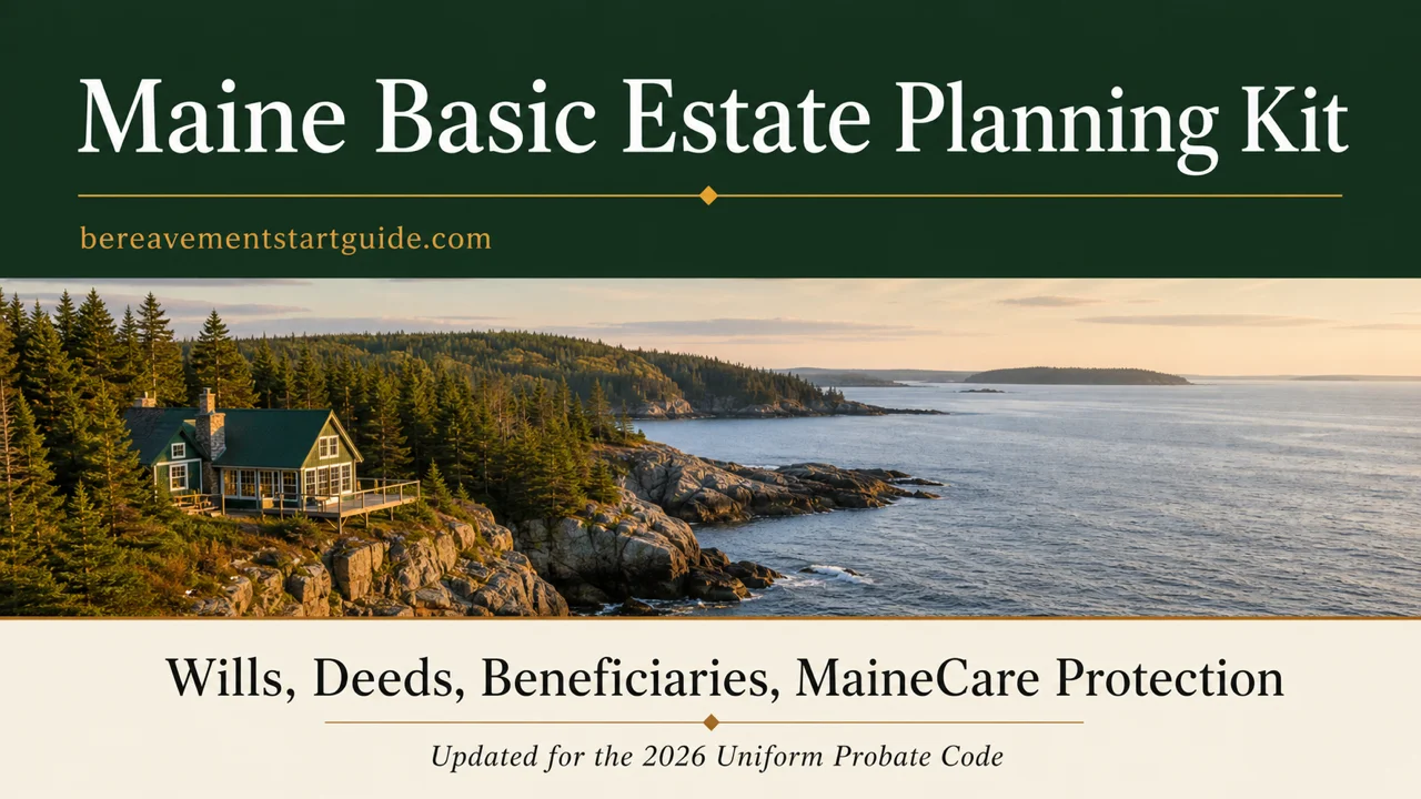Maine Estate Planning Kit — Before the Court Decides for You