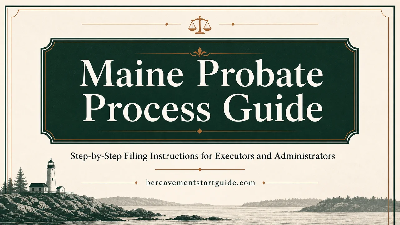 Maine Probate Process Guide — Every Form, Deadline & Shortcut