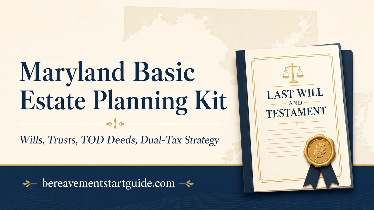 Maryland Estate Planning Kit — Navigate the Dual-Tax Trap