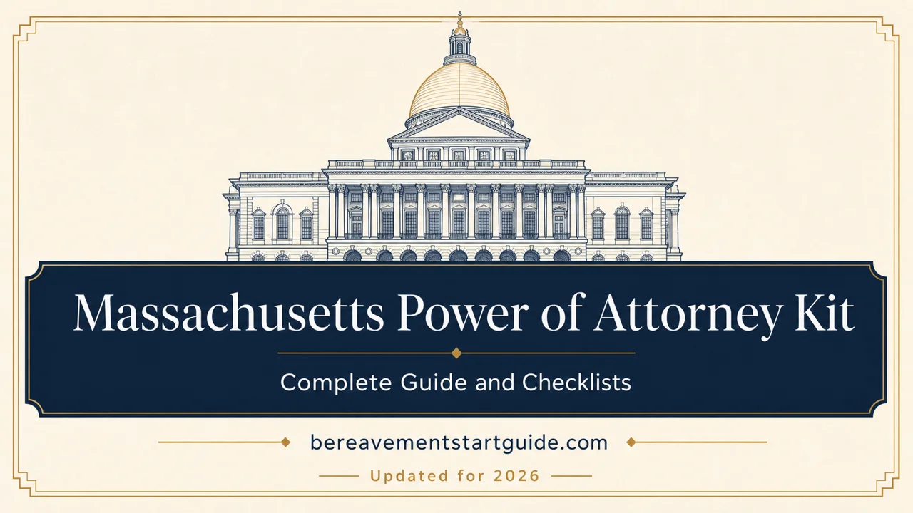 Massachusetts Power of Attorney Kit — Bypass the Probate Court