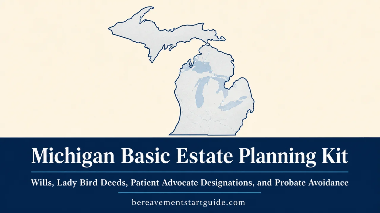 Michigan Estate Planning Kit — Protect Your Home, Skip Probate
