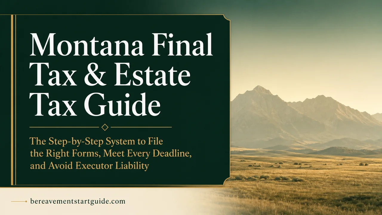 Montana Estate Tax Guide — Every Form, Every Deadline