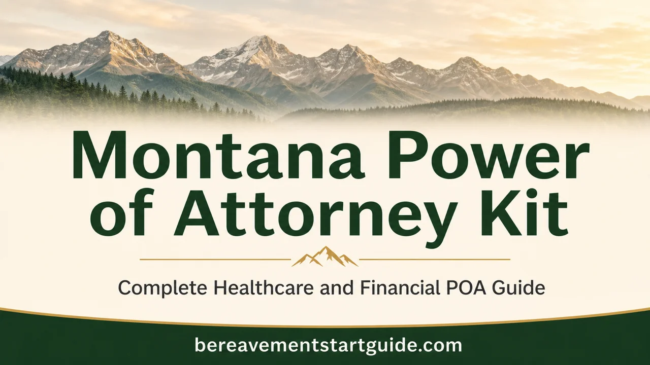 Montana Power of Attorney Kit — Protect Your Family from Court