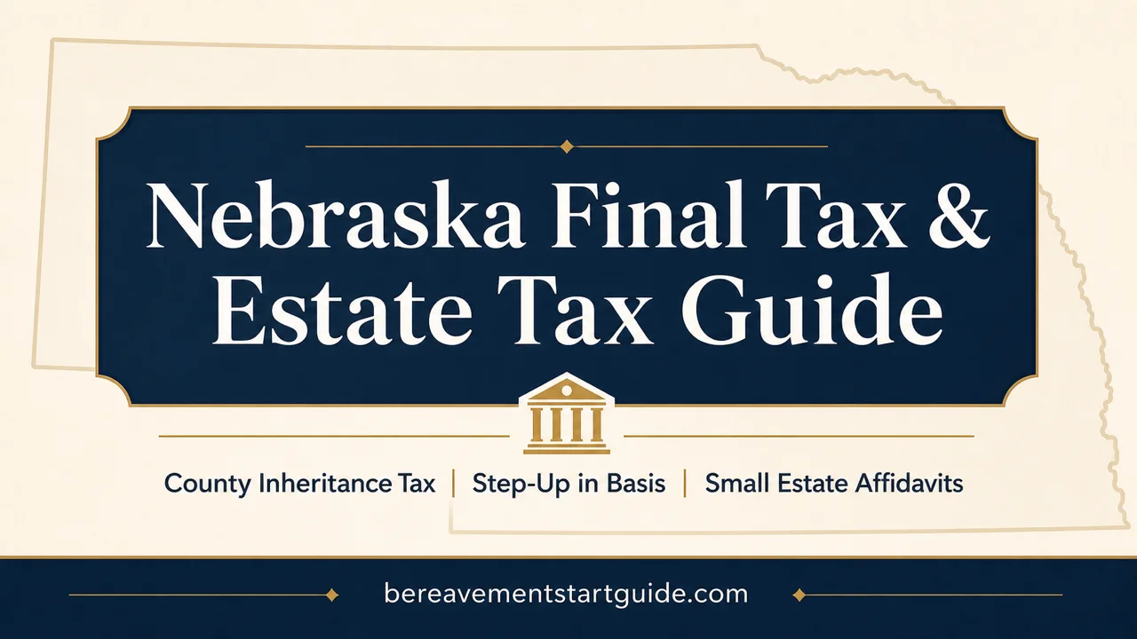 Nebraska Estate Tax Guide — County Inheritance Tax, Step-Up & Forms