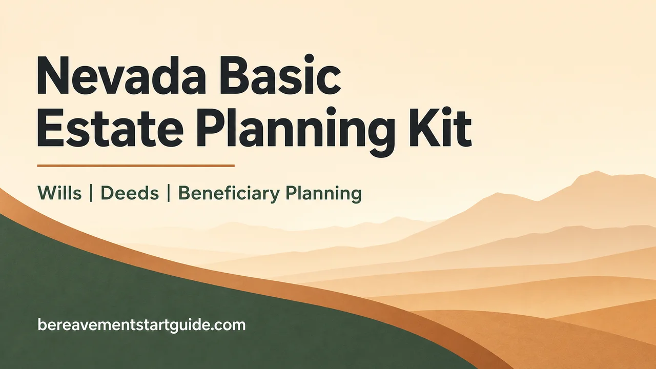 Nevada Estate Planning Kit — Community Property Done Right
