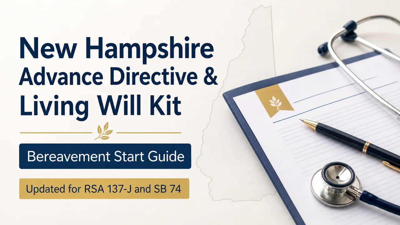 New Hampshire Advance Directive Kit — Your Wishes, Legally Protected