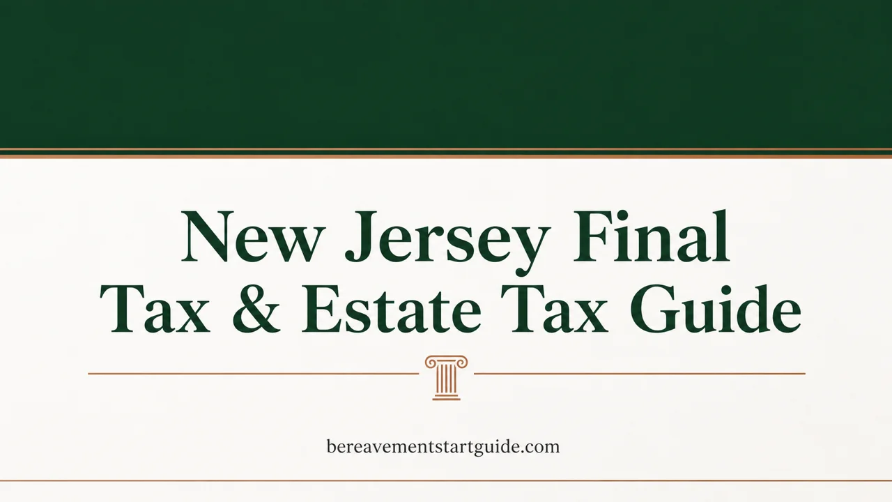 New Jersey Final Tax & Estate Tax Guide — Clear the Waivers, Settle the Taxes