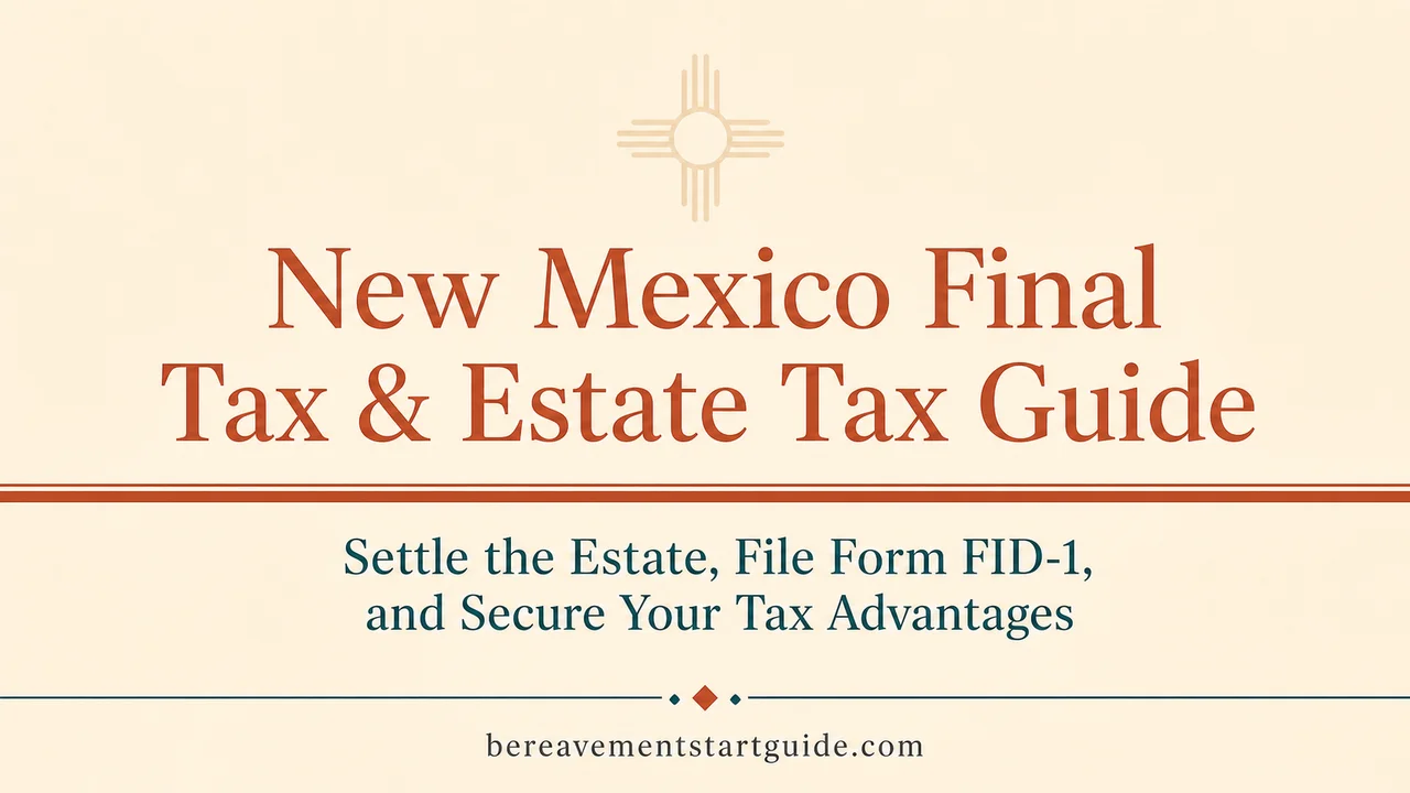 New Mexico Estate Tax Guide — File FID-1, Claim the Double Step-Up