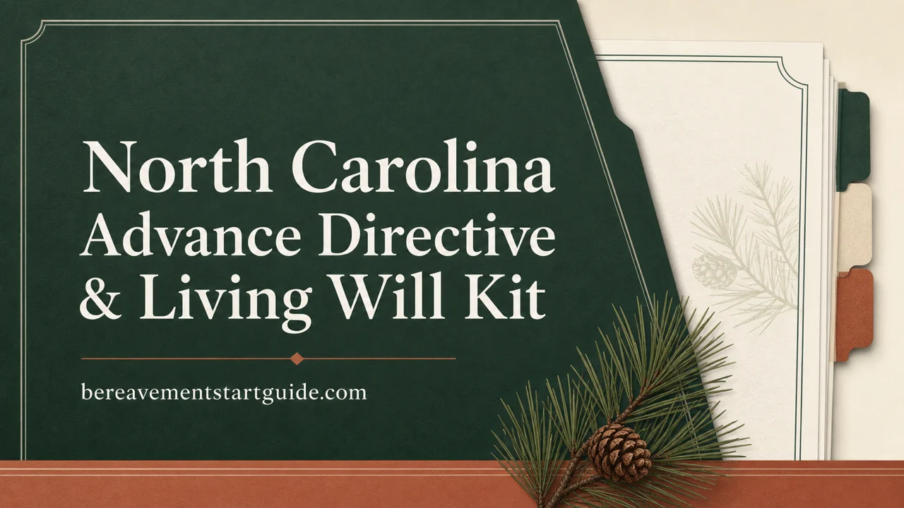 NC Advance Directive Kit — Before the Hospital Decides for You