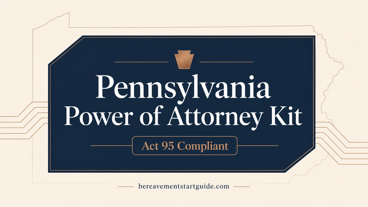 Pennsylvania Power of Attorney Kit — Act 95 Compliant