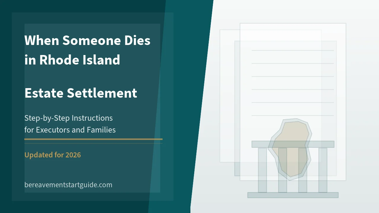 Rhode Island Estate Settlement — Navigate 39 Municipal Courts
