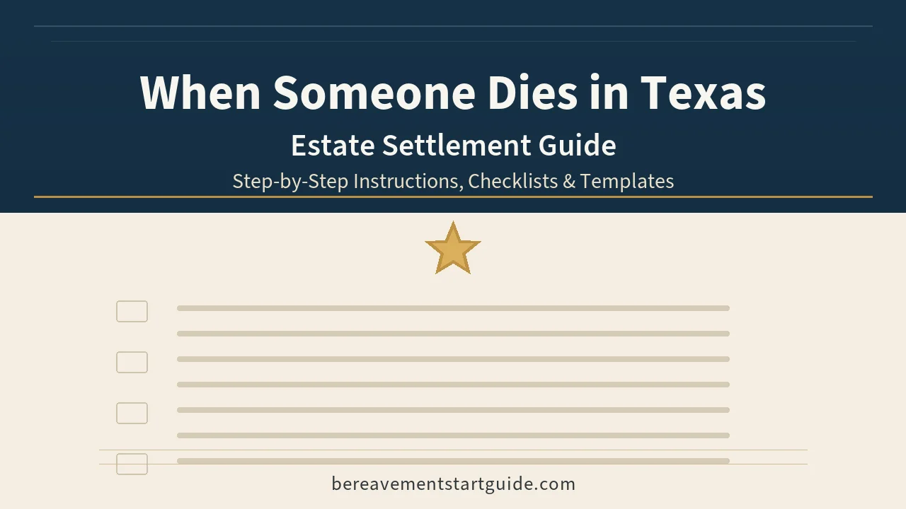 Texas Estate Settlement Guide — Community Property, Probate Shortcuts, and MERP